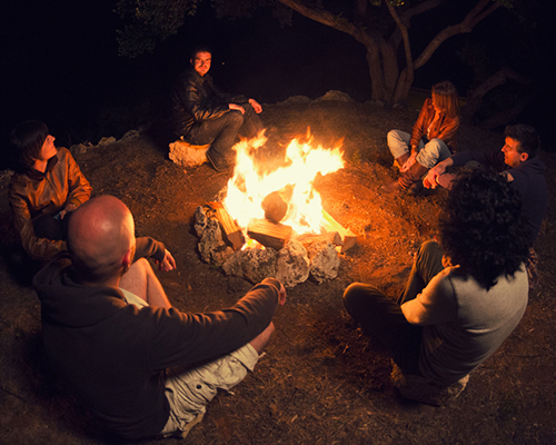 Sabbath school camp fire Wetterlin article