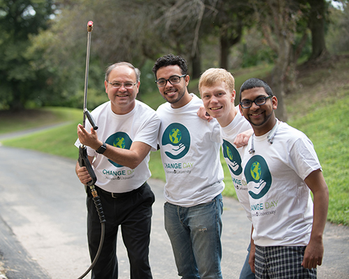 On Sept. 13, 2018, Andrews University held its second annual Change Day. Approximately 1,400 Andrews University faculty, staff and students worked at 70 sites across seven neighborhoods and two counties.
