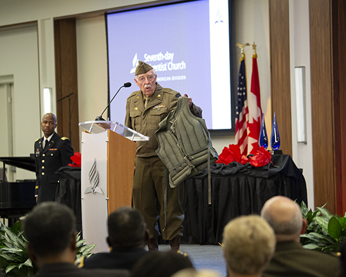 Col. Richard “Dick” Stenbakken, former director of Adventist Chaplaincy Ministries, shares how an Army chaplain gave up his life jacket to save Stenbakken’s life during a torpedo attack in WWI. 