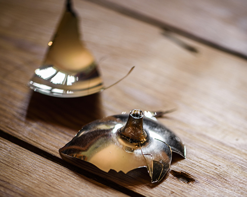 broken Christmas ornament