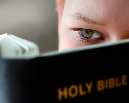 Boy with Bible