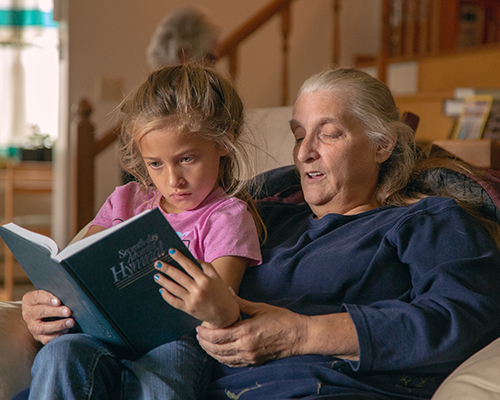 Kris Simons at Marsh home in Poplar, Montana