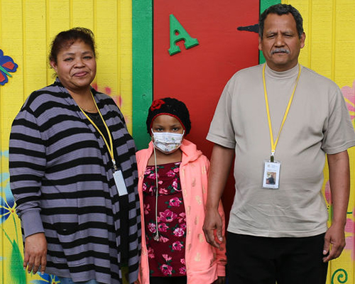 Valeria Vargas-Olmedo, 11, from Crestline, received her stem cell donation from her father.