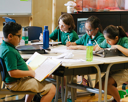 The Oaks School rebuilt classroom after Hurricane Harvey