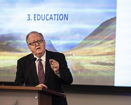 dan jackson gives his report to YEM nov 1 2019 