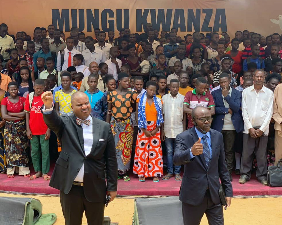 Carlton P. Byrd at the "Mungu Kwanza" in Tanzania