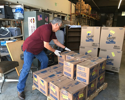 ACS food pantry in Texas