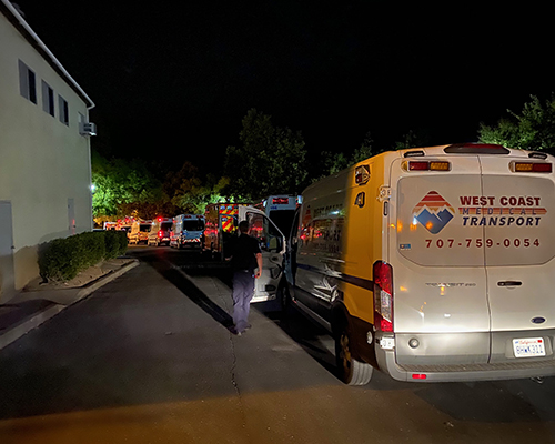 St. Helena Hospital evacuation