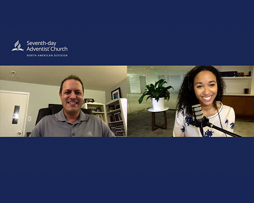 NewsPoints ON THE AIR host, Mylon Medley, and guest Will Johns, author and pastor. 