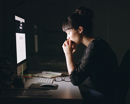 stock photo of woman praying