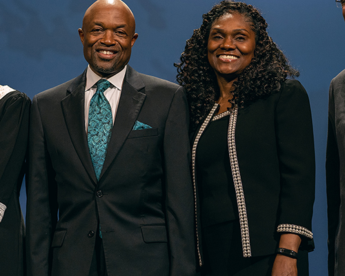 G. Alexander Bryant with wife Desiree, on June 8, 2022, at the GC Session