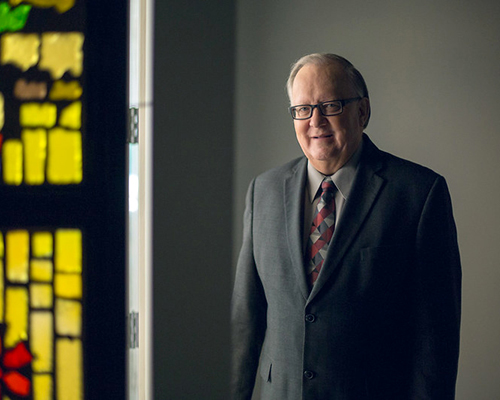 Dan Jackson in NAD prayer chapel