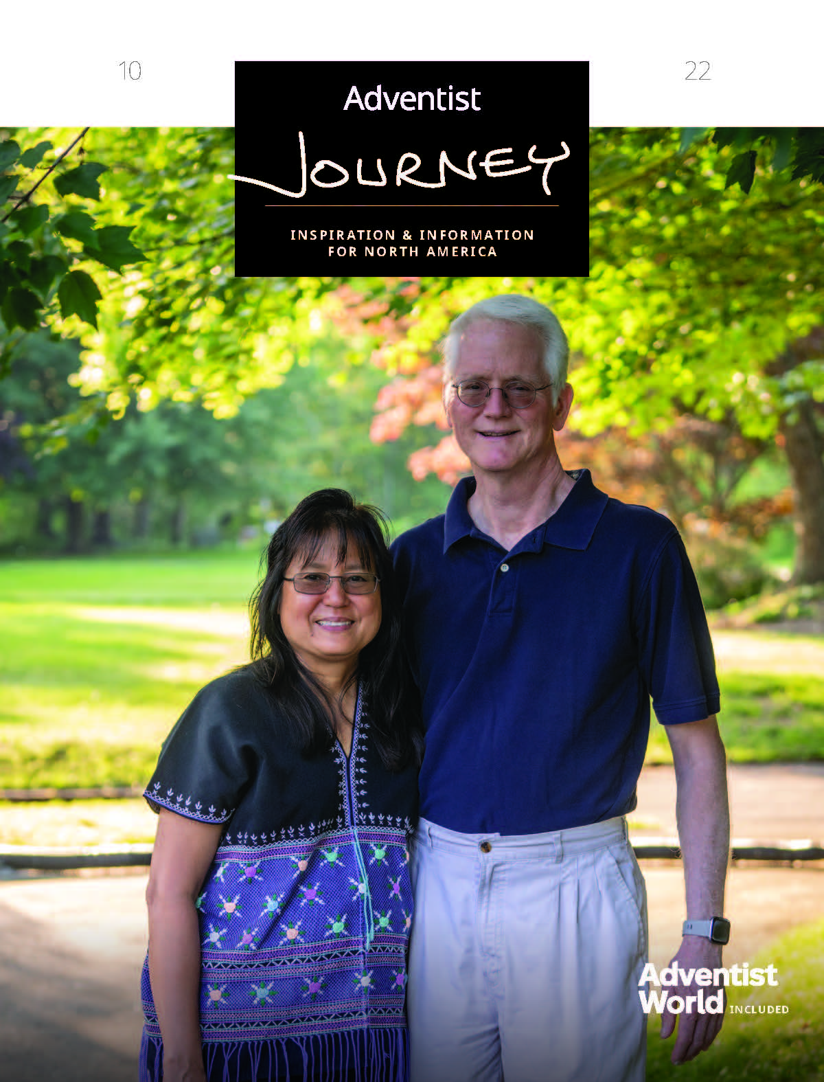 Don and Trudi standing next to each other