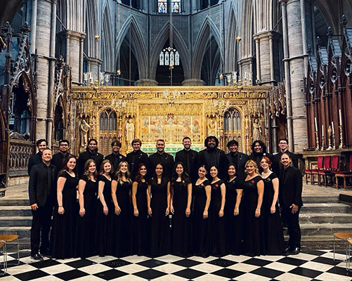 SWAU The Singers choir in Westminster Abbey