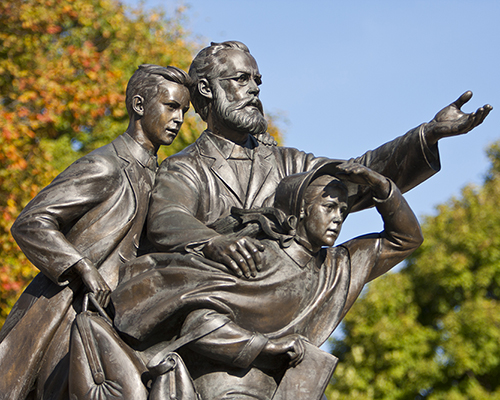 Andrews University statue