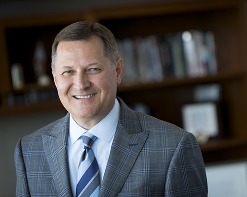 Terry Shaw, middle age caucasian man in business suit, AdventHealth CEO