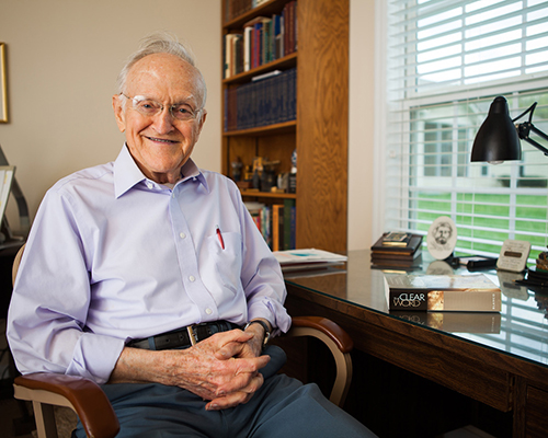 Photo of now retired dean of Southern Adventist University's School of Religion and author Jack Blanco.  2021 photo provided by Southern Adventist University