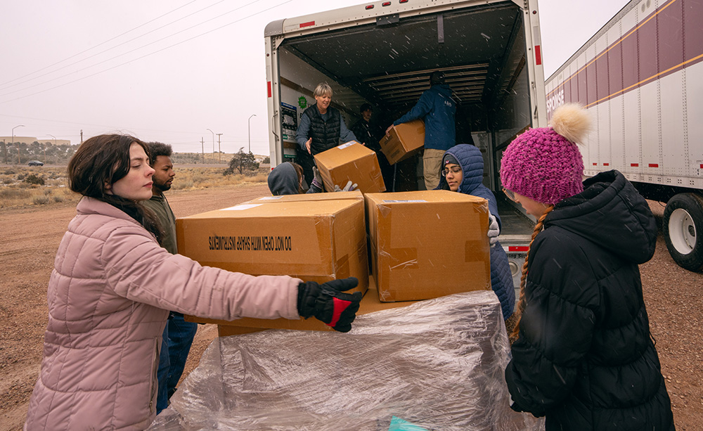 Each day, volunteers launched from Gallup to nearby project sites, adjusting to evolving schedules and unpredictable weather