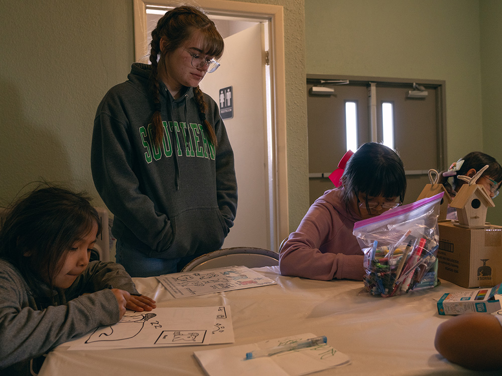 Another area of ministry was the Vacation Bible School program in Kinlichee.