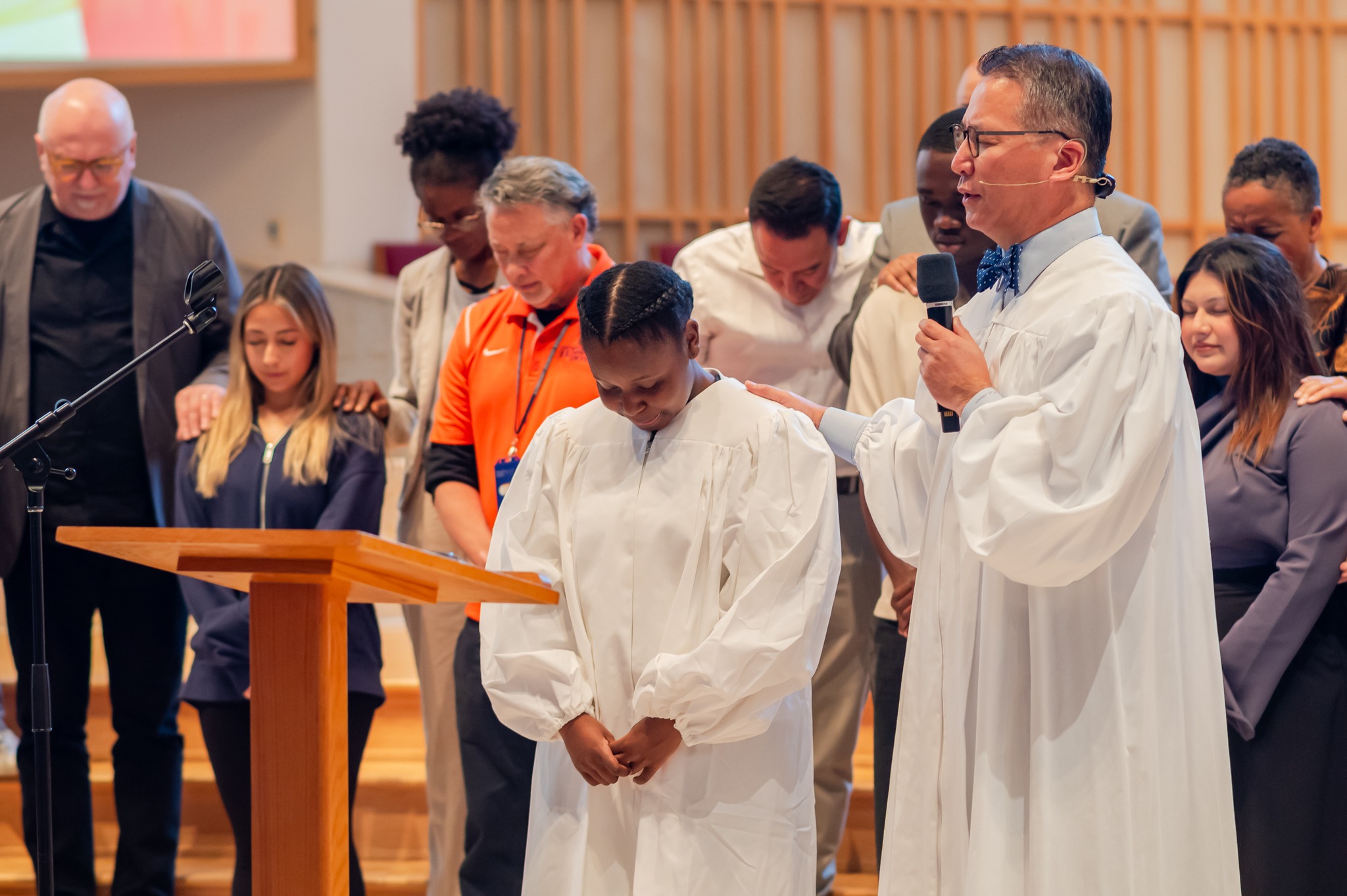 WAU baptism after Pentecost 2025 meeting