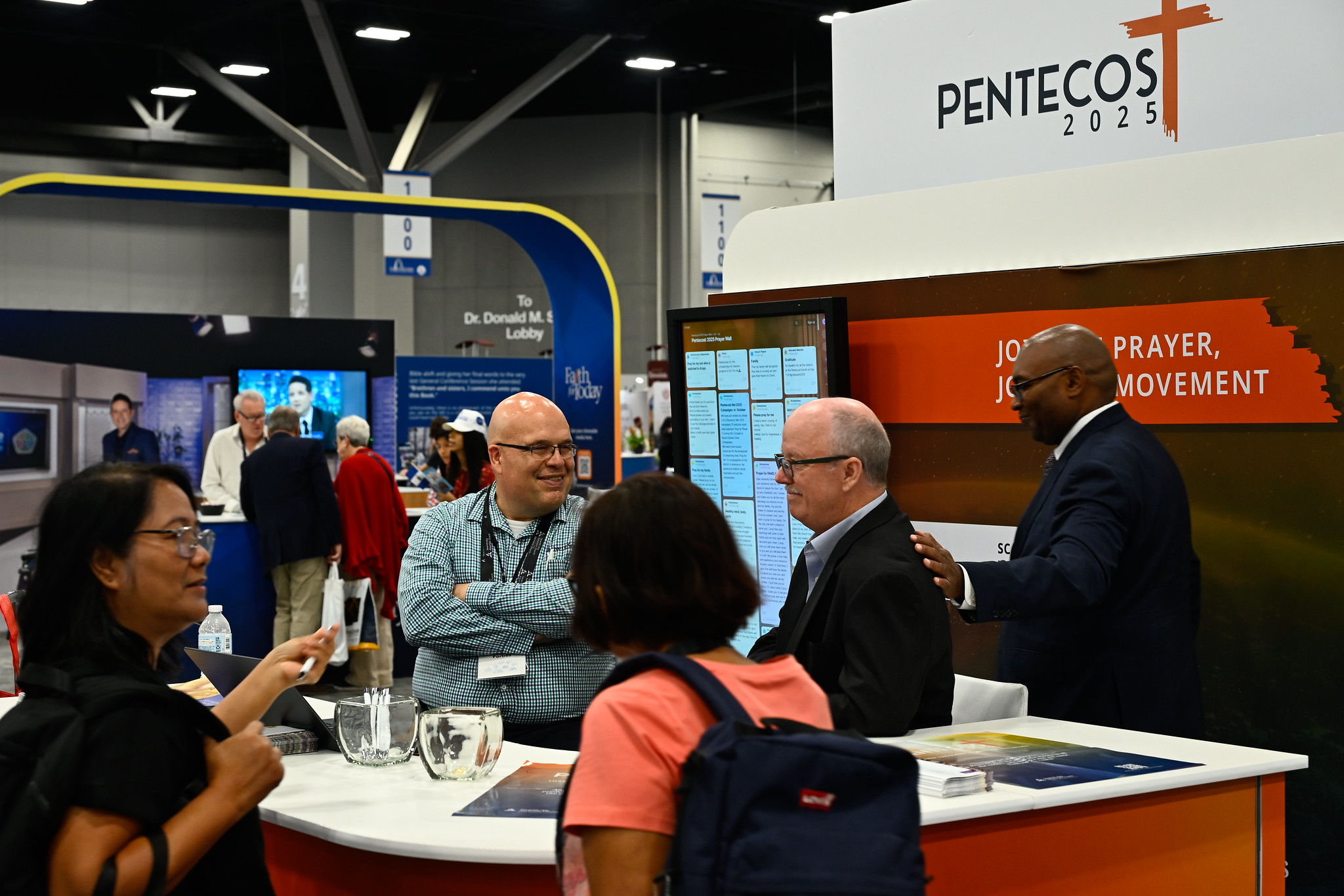 Pentecost 2025 exhibit booth at GC Session 2025