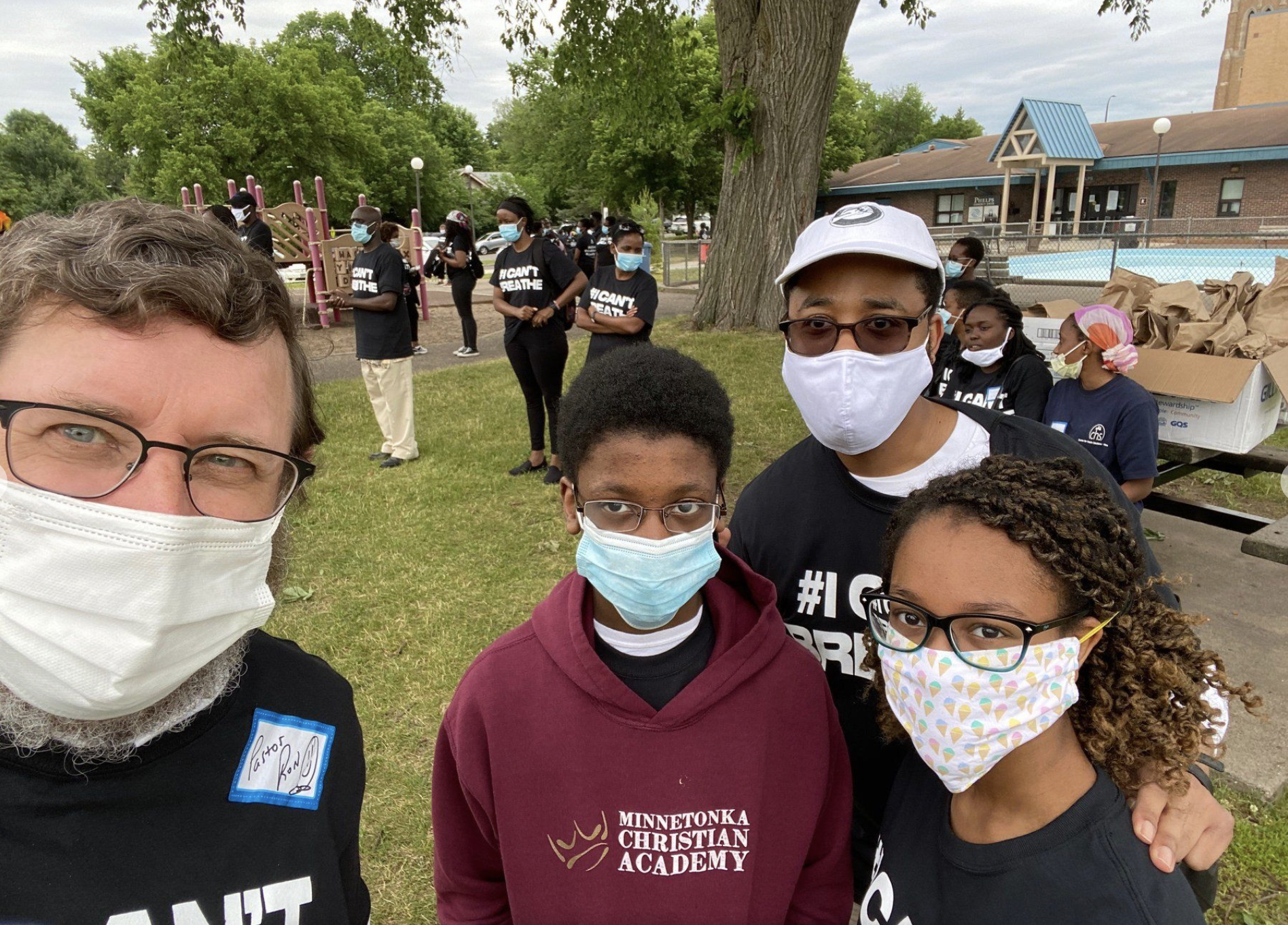 Ron Whitehead and youth in Minneapolis