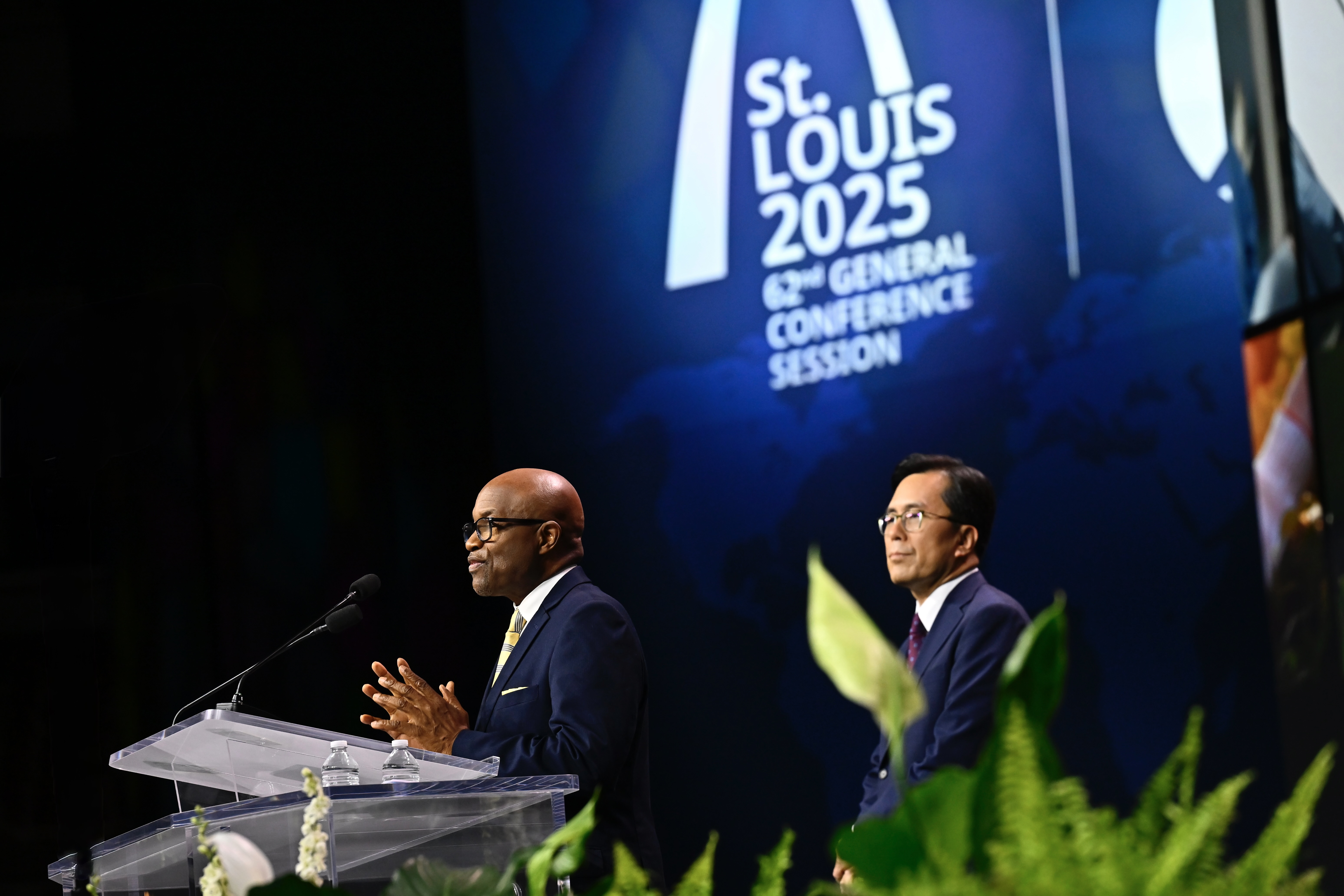 G. Alexander Bryant speaking at the 62nd GC Session