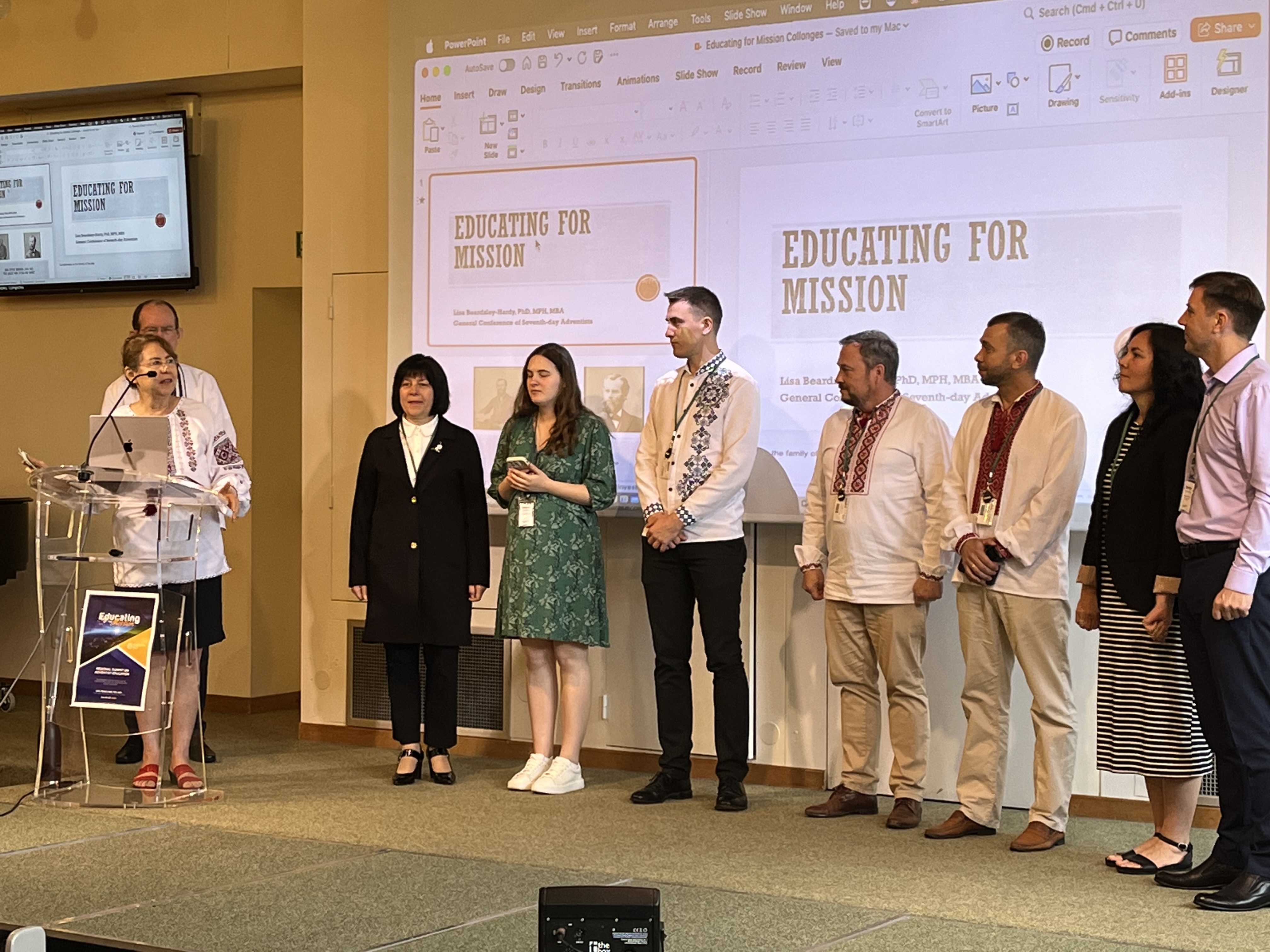 Lisa Beardsley-Hardy, General Conference education director with the Ukrainian union group; photo provided by the NAD Office of Education