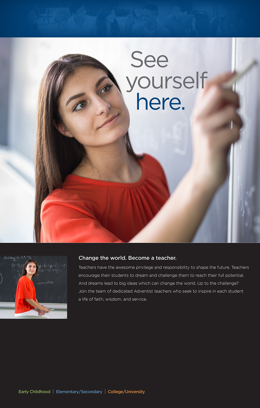 Education needs teachers article poster